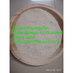 Organic Naattu Ponni Raw Rice / நாட்டு பொன்னி பச்சரிசி