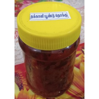 Native Breed Tomato with Geographical Tagged Kodaikanal Hill Garlic Pickle நாட்டு தக்காளி & புவிசார் குறியீடுயுடைய கொடைக்கானல் பூண்டு தொக்கு 