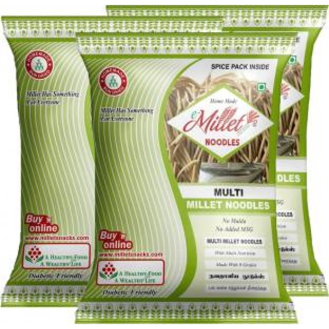 Multi Millet / Ragi / Soya / Barnyard / Sorghum / Wheat / Little Millet  Noodles சிறுதானிய நூடுல்ஸ்