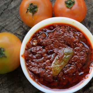 Home Made Organic Native breed Tomato & Hill Garlic Thokku நாட்டு தக்காளி & மலை பூண்டு தொக்கு